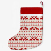 Lelijk Trui Herten Monogram Kleine Kerstsok (Achterkant)