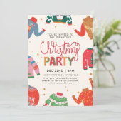 Lelijk Trui Kerstfeest Kaart (Staand voorkant)