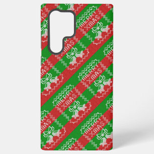 Lelijk trui patroon belletjes Kerstmis garen Samsung Galaxy Hoesje