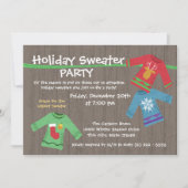 Lelijk vakantie trui feest kaart (Voorkant)