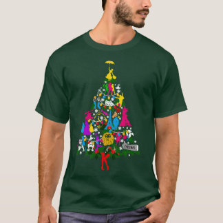 Lelijke Broadway kerstboom 3 T-shirt