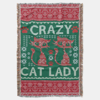 Lelijke Cat Lady Trui Deken Kerstcadeau