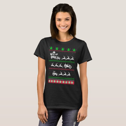 Lelijke Christmas Farmer T-shirt (Voorkant volledig)
