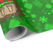 lelijke estische kerstaegel cadeaupapier (Rol Hoek)