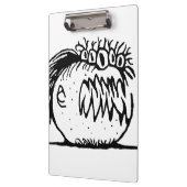 Lelijke fantasiemonstertekening klembord (Links)