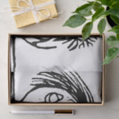 Lelijke fantasiemonstertekening tissuepapier (Geschenk)