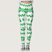 Lelijke groene Leggings (Voorkant)