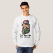 Lelijke hond Gezicht String Lights Zonnebril T-shirt (Voorkant volledig)