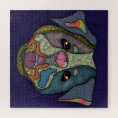 Lelijke hond van Bulldog Legpuzzel (Horizontaal)