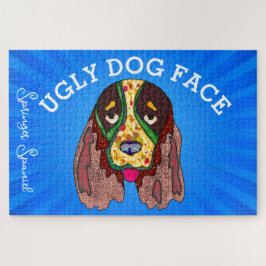 lelijke hondkop van Springer Spaniel 1000 stuk Legpuzzel