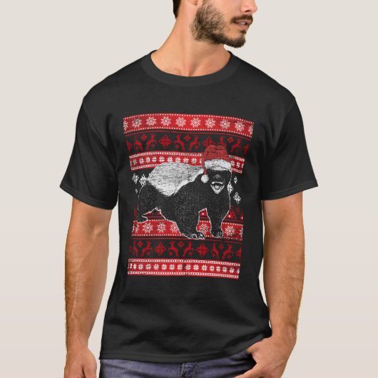Lelijke honing das t-shirt (Voorkant)