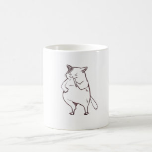 lelijke kattenbeker koffiemok