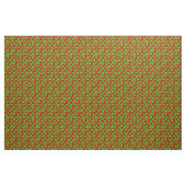 Lelijke kerst alien rode sterren stof (Yard (91,4 cm))