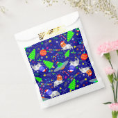 Lelijke kerst Alien Santa Dog Cat Bedankzakje (Gezegeld)