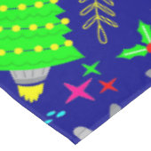 Lelijke kerst Alien Santa Dog Cat Tafelkleed (Gekanteld)