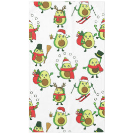 Lelijke kerst avocado kerstman feestelijk tafelkleed