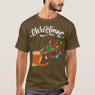 Lelijke kerst bijpassende trui deel t-shirt