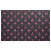 Lelijke kerst flamingo snoep hart stof (Fat Quarter)
