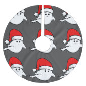 lelijke kerst geest santa claus spooky creepy kerstboom rok (Voorkant)