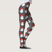 lelijke kerst geest santa claus spooky creepy leggings (Rechts)