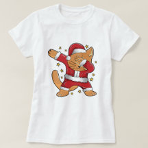 LELIJKE KERST Grappig Dabbing Dab Cat Santa