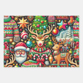 lelijke kerst inpakpapier vel (Voorkant)