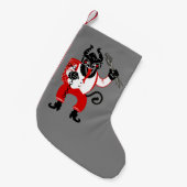Lelijke Kerst Krampus Xmas Monster Kleine Kerstsok (Voorkant (Hangend))
