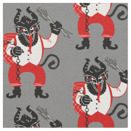 Lelijke Kerst Krampus Xmas Monster Stof