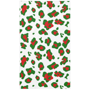 Lelijke Kerst Luipaard Dierenprint Tafelkleed