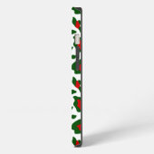 lelijke kerst luipaardprint iPhone hoesje (Linkerkant)