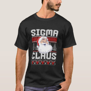 Lelijke Kerst Merry Sigma Kerstman voor Trendy T-shirt