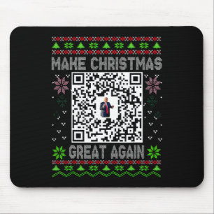 Lelijke Kerst Morsige Qr President Trump Dans Code Muismat