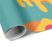 Lelijke Kerst Pepperoni Pizza Sneeuwvlokken Winter Cadeaupapier (Rol Hoek)