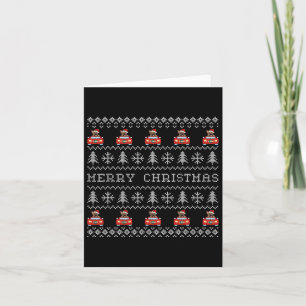 Lelijke Kerst Rode Kerstman Hoed Franse Bulldog Xm Kaart