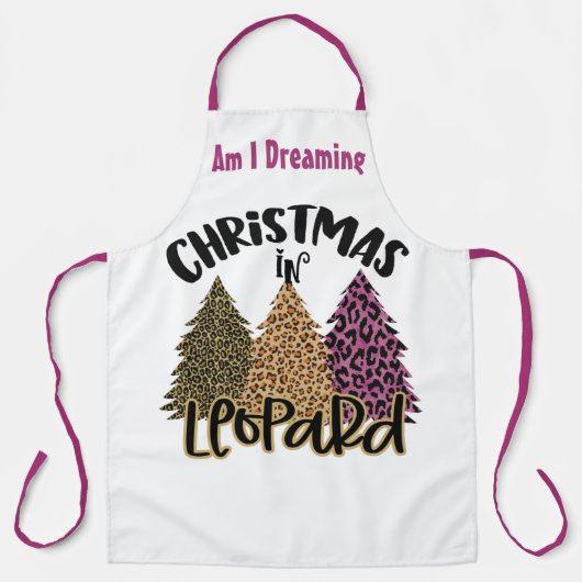 lelijke kerst schort (Voorkant)