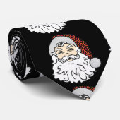 lelijke kerst sint-claus griezelig hotel tapijt stropdas (Opgerold)