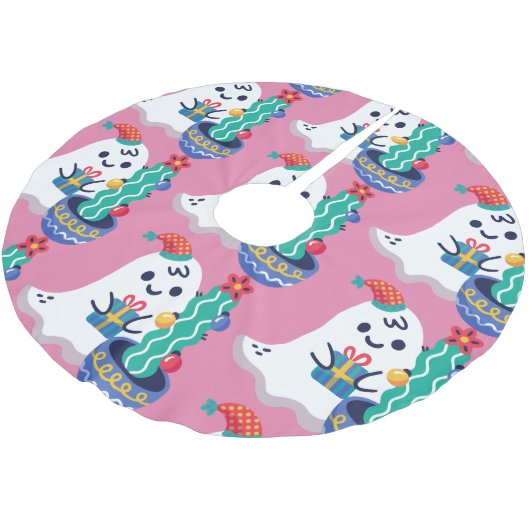 Lelijke kerst spook kerstcactus kerstboom rok (Gekanteld)