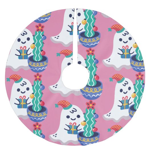 Lelijke kerst spook kerstcactus kerstboom rok (Voorkant)