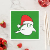 lelijke kerst spookachtig grof groen servet (Insitu)