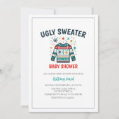 Lelijke kerst trui Baby shower Kaart (Voorkant)