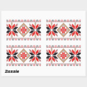 Lelijke kerst trui Fair Isle Rechthoekige Sticker (Vel)