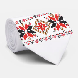 Lelijke kerst trui Fair Isle Stropdas