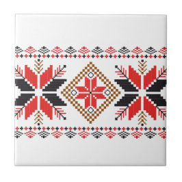 Lelijke kerst trui Fair Isle Tegeltje