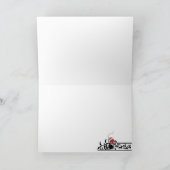 Lelijke kerst trui grappige kat feestdagen kaart (Binnen)