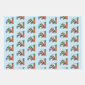 Lelijke kerst trui grappige kat inpakpapier vel (Voorkant 3)