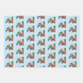 Lelijke kerst trui grappige kat inpakpapier vel (Voorkant)