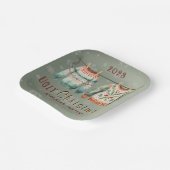 Lelijke kerst trui  papier Borden Papieren Bordje (Gebogen)