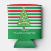 Lelijke kerst trui party cadeau blikjeskoeler (Achterkant)