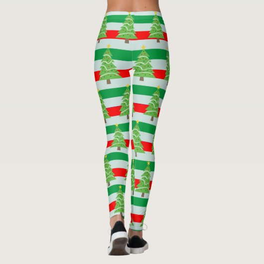 Lelijke kerst trui Party Leggings (Achterkant)