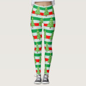 Lelijke kerst trui Party Leggings (Voorkant)